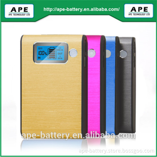 External portable power bank for phones and tablets 10000mAh